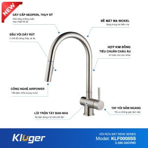 Ảnh công trình thực tế Vòi rửa bát Kluger KLF0008SS