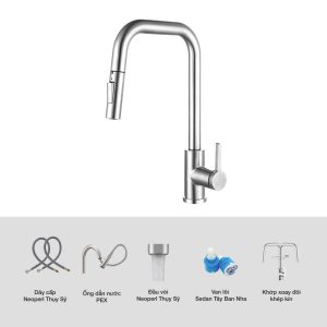 Ảnh công trình thực tế Vòi rửa bát Kluger KLF0011C