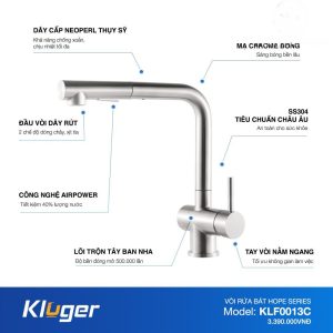Ảnh công trình thực tế Vòi rửa bát Kluger KLF0013C