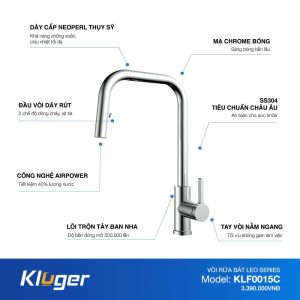 Ảnh công trình thực tế Vòi rửa bát Kluger KLF0015C