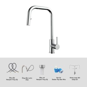 Ảnh công trình thực tế Vòi rửa bát Kluger KLF0015C