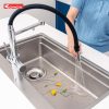 Vòi rửa bát thân mềm 3 đường nước Konox Combi Chrome - ảnh 5