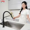 Vòi rửa bát thân mềm Konox Tema Black - ảnh 2