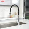 Vòi rửa bát thân mềm Konox Tema Chrome - ảnh 5