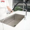 Vòi rửa bát thân mềm Konox Tema Chrome - ảnh 6