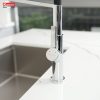 Vòi rửa bát thân mềm Konox Tema Chrome - ảnh 9