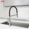 Vòi rửa bát thân mềm Konox Tema Nickel - ảnh 4