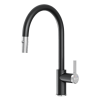 Vòi Rửa Chén KONOX Alto Black Dây Rút