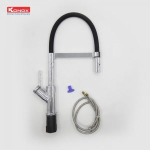 Ảnh công trình thực tế Vòi Rửa Chén KONOX Bian Dây Rút