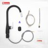 Vòi Rửa Chén KONOX Curva Black Dây Rút Màu Đen - ảnh 3