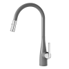 Vòi Rửa Chén KONOX Curva Grey Dây Rút Màu Xám