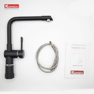 Ảnh công trình thực tế Vòi Rửa Chén KONOX Felix Black