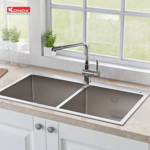 Ảnh công trình thực tế Vòi Rửa Chén KONOX Felix Chrome