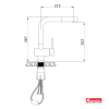 Vòi Rửa Chén KONOX KN1337 Dây Rút - ảnh 2