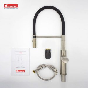 Ảnh công trình thực tế Vòi Rửa Chén KONOX KN1618 Dây Rút
