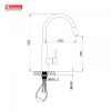 Vòi Rửa Chén KONOX KN1901C Dây Rút - ảnh 2