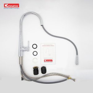 Ảnh công trình thực tế Vòi Rửa Chén KONOX KN1901C Dây Rút