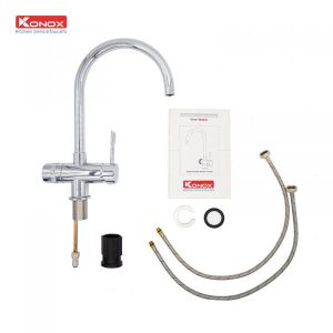 Ảnh công trình thực tế Vòi Rửa Chén KONOX Trim-Water Chrome 3 Đường Nước