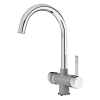 Vòi Rửa Chén KONOX Trim-Water Grey 3 Đường Nước