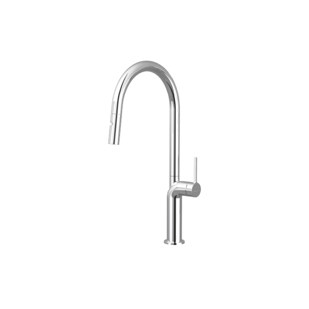 Vòi rửa chén Malloca K2203-CR (K2203CR) nóng lạnh dây rút