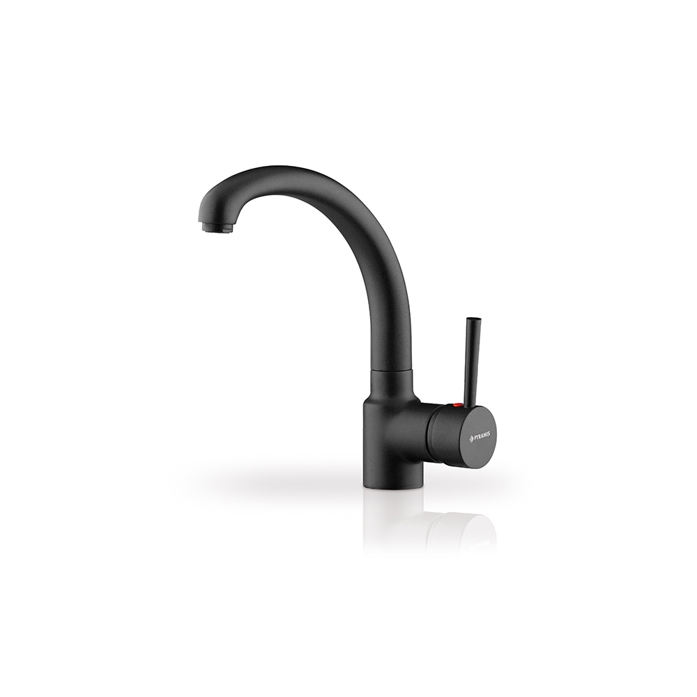 Vòi rửa chén nóng lạnh Luxta L3219BS Bóng