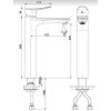 Vòi Rửa Lavabo American Standard WF-0902 Milano Cổ Cao Nóng Lạnh - ảnh 2