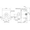 Vòi sen âm tường TOTO TBG13303A/TBN01001B nóng lạnh 1 đường nước - ảnh 2