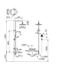 Vòi Sen Cây INAX BFV-50S-5C Nóng Lạnh - ảnh 2