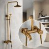 Vòi Sen Cây Kanly GCS18 Nóng Lạnh Cổ Điển Đồng Thau - ảnh 2
