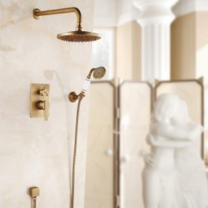 Ảnh công trình thực tế Vòi Sen Kanly GCS75 Nóng Lạnh Âm Tường Đồng Thau Cổ Điển