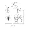 Vòi Sen Tắm INAX BFV-10-1C Nước Lạnh - ảnh 2