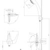 Vòi Sen Tắm INAX BFV-17-8C Nước Lạnh Tay Sen Tăng Áp - ảnh 2