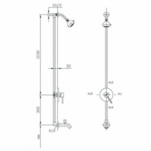 Ảnh công trình thực tế Vòi Sen Tắm INAX BFV-28S Âm Tường