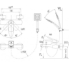 Vòi Sen Tắm INAX BFV-5003S-5C Nóng Lạnh - ảnh 2