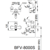 Vòi Sen Tắm INAX BFV-8000S-5C Nóng Lạnh - ảnh 2