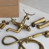 Vòi Sen Tắm Kanly GCS02 Nóng Lạnh Đồng Thau Cổ Điển - ảnh 2