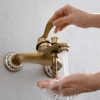 Vòi Sen Tắm Kanly GCS21 Nóng Lạnh Cổ Điển Gắn Tường - ảnh 2