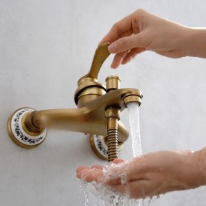Ảnh công trình thực tế Vòi Sen Tắm Kanly GCS21 Nóng Lạnh Cổ Điển Gắn Tường