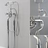 Vòi Sen Xả Bồn Tắm Kanly CHS09 Nóng Lạnh Đồng Mạ Chrome Cổ Điển - ảnh 3