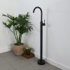 Vòi Xả Bồn Đặt Sàn Kanly GCAH6B Nóng Lạnh Màu Đen - ảnh 5