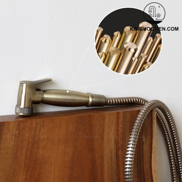Ảnh công trình thực tế Vòi Xịt Toilet Kanly GCK22A Cổ Điển