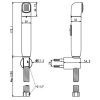 Vòi xịt vệ sinh DuoStix American Standard WF-TS28WS - ảnh 2