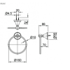 Vòng Treo Khăn TOTO TX702AC - ảnh 2