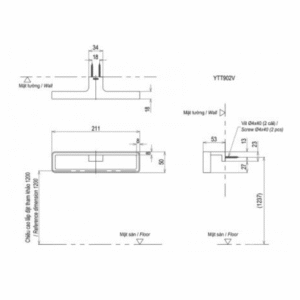 Ảnh công trình thực tế Vòng Treo Khăn TOTO YTT902V