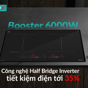 Ảnh công trình thực tế Bếp Từ GRANDX GX IH785Titan 2 Vùng Nấu Kính Chống Xước