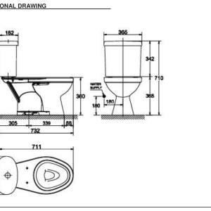 Ảnh công trình thực tế Bồn Cầu AMERICAN STANDARD VF-2314 2 Khối Nắp Thường