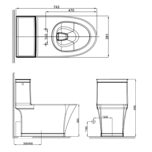 Ảnh công trình thực tế Bồn Cầu AMERICAN STANDARD WP-2025 1 Khối Nắp Êm