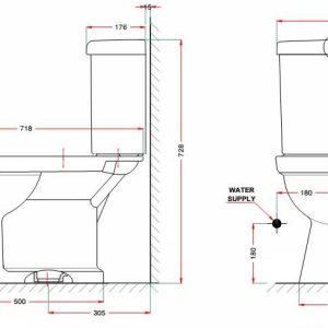 Ảnh công trình thực tế Bồn Cầu AMERICAN STANDARD VF-2013 2 Khối Nắp Êm