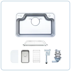 Ảnh công trình thực tế Chậu Rửa Bát NOBINOX ARVO B275 1 Hố 750mm