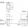 Bàn Cầu COTTO C1182(CN1) 2 Khối 3×3-E - ảnh 2